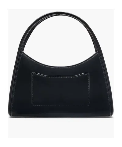 Marc Jacobs Glam Claw Clip Leather Crossbody Bag In Black