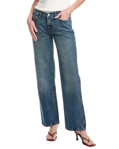 Dl1961 Drue Seagate Low-rise Straight Jean In Blue
