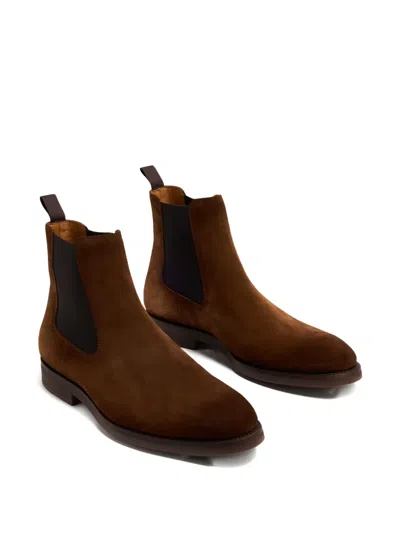 Magnanni Java Chelsea Boots In Brown