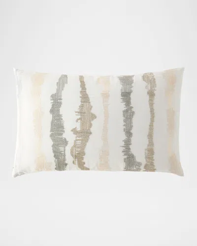 Callisto Home Zazzera Vertical Abstract Lines Lumbar Pillow, 18" X 30"
