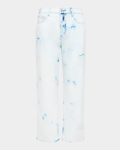 L Agence June Ultra-high Rise Crop Stovepipe Jeans
