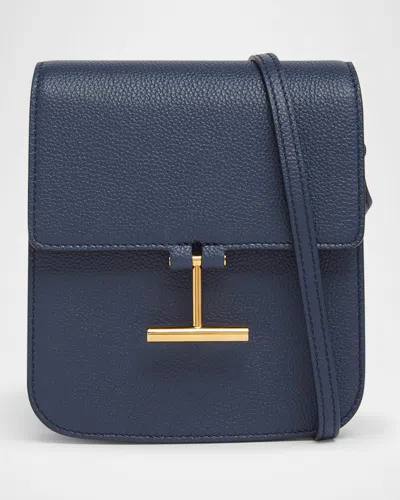 Tom Ford Tara Mini Crossbody Bag In Grain Leather