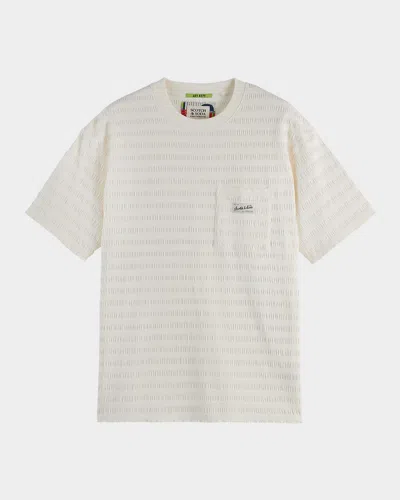 Scotch & Soda Relaxed Fit Tonal Stripe Pocket Tee
