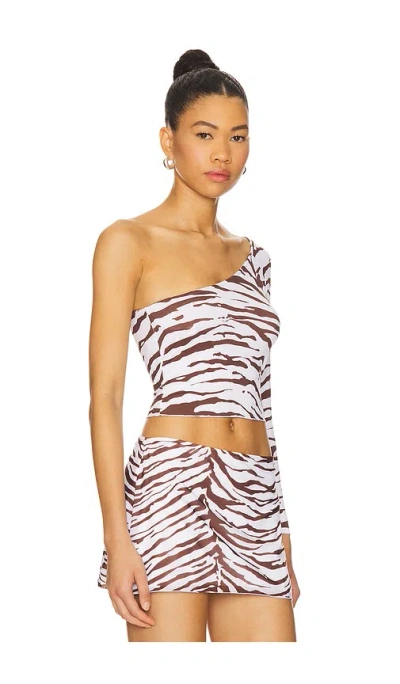 Indah Arlo Long Sleeve Top In Multi