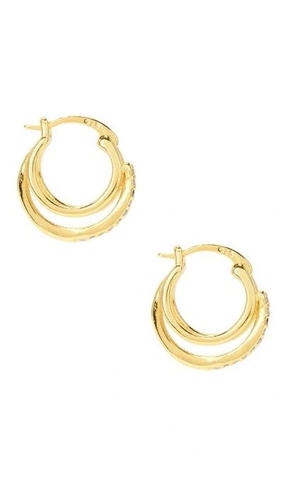 Mazin Jewels Triple Hoops