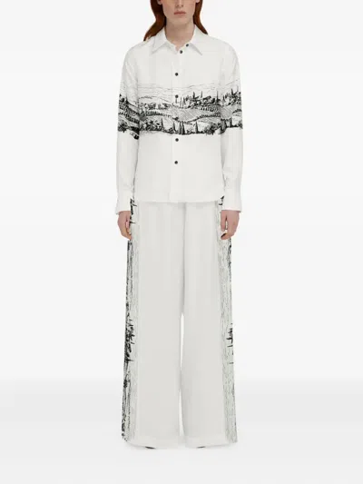 Ferragamo Silk Trousers