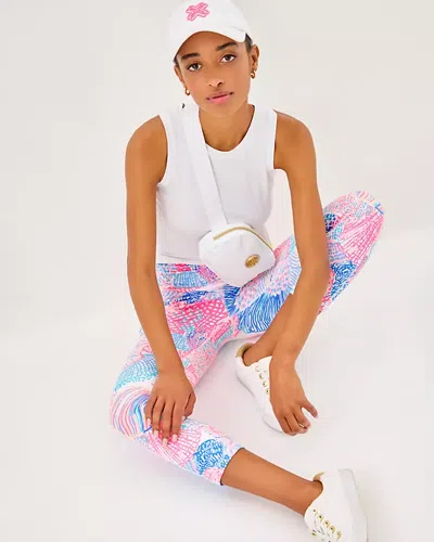 Lilly Pulitzer Upf 50+ Luxletic 21" Weekender High Rise Crop Legging