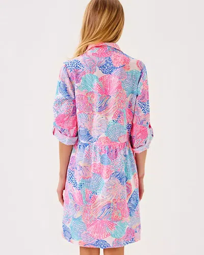 Lilly Pulitzer Shaela Dress In Roar Of The Seas In Multi