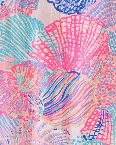 Lilly Pulitzer Shaela Dress In Roar Of The Seas In Multi