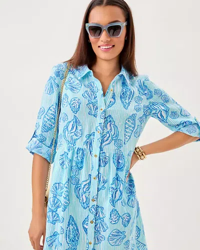 Lilly Pulitzer Shaela Dress In Blue