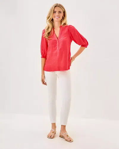 Lilly Pulitzer Mialeigh Linen Top