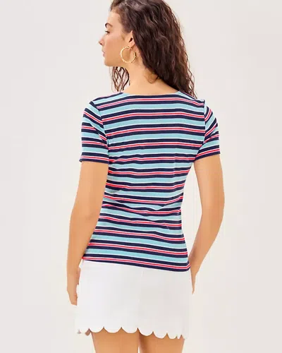 Lilly Pulitzer Beaty Knit Top In Blue