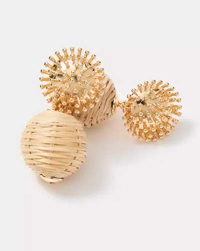 Lilly Pulitzer Summer Shorelines Wicker Earrings