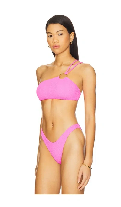 Luli Fama Asymmetric Ring Bikini Top