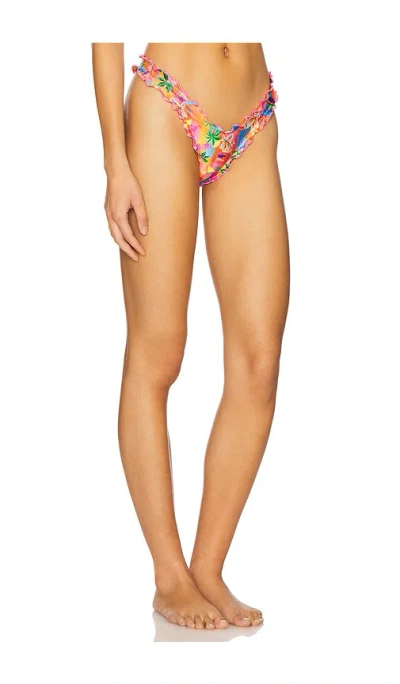 Kulani Kinis Lettuce Edge Thong Bikini Bottom