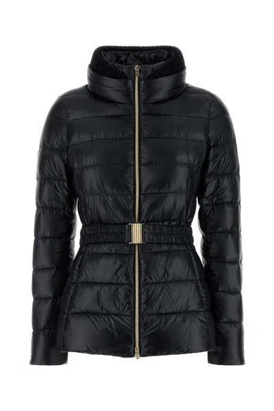 Herno Women Ultralight Nylon Down Jacket With Belt