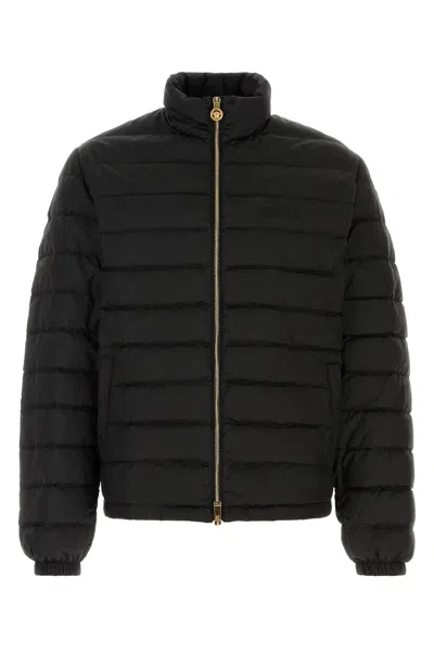 Versace Tailored Jacket With Elasticated Cuffs And Hem