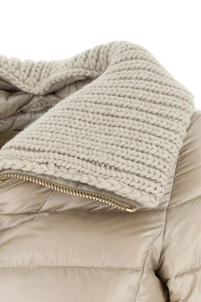 Herno Beige Nylon Down Jacket