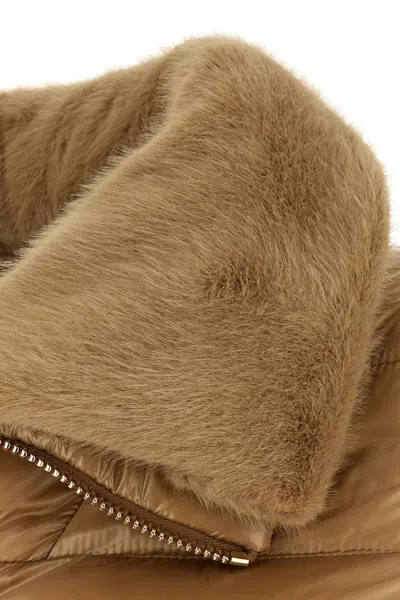 Herno Camel Nylon Down Jacket