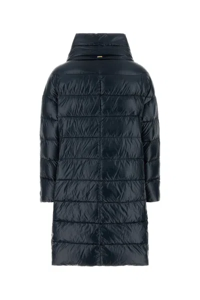 Herno Navy Blue Nylon Matilde Down Jacket In Blue