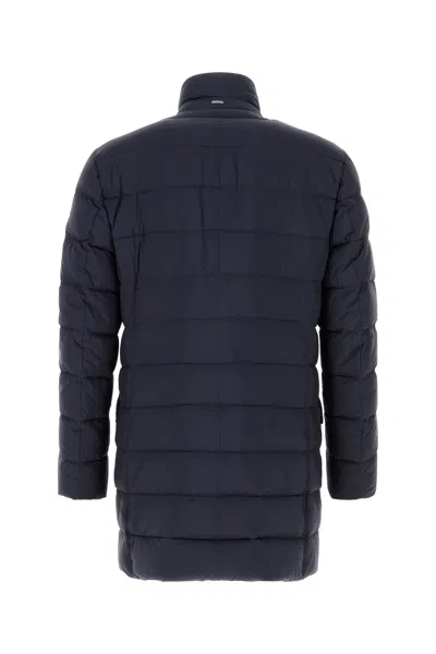 Herno Men Navy Blue Nylon Padded Jacket