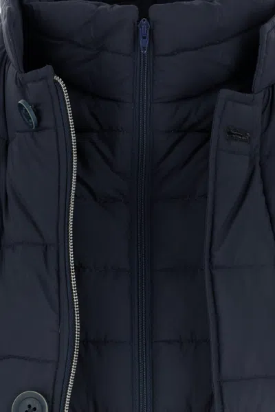 Herno Men Navy Blue Nylon Padded Jacket