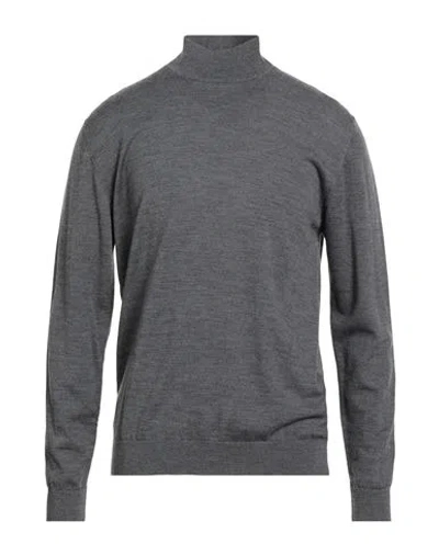 Daniele Fiesoli Man Turtleneck Lead Size S Merino Wool