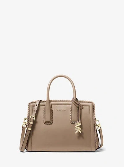 Michael Kors Laila Small Leather Satchel