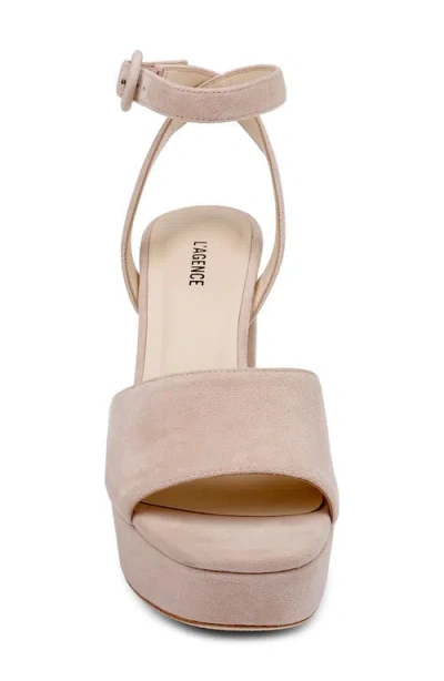 L Agence Andree Ankle Strap Platform Sandal