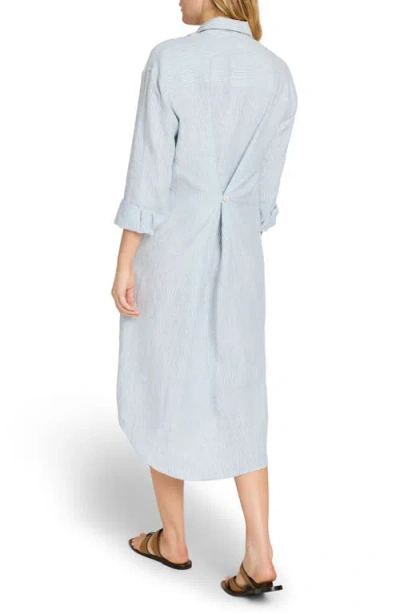 Faherty Laguna Linen Maxi Shirtdress
