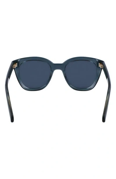 Ferragamo Logo Plastic Cat-eye Sunglasses