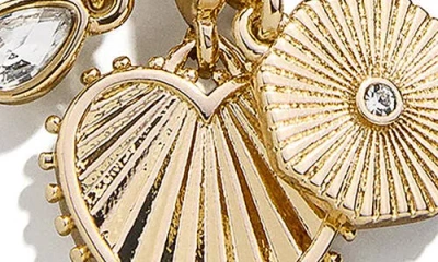 Baublebar Heart Cluster Charm Necklace