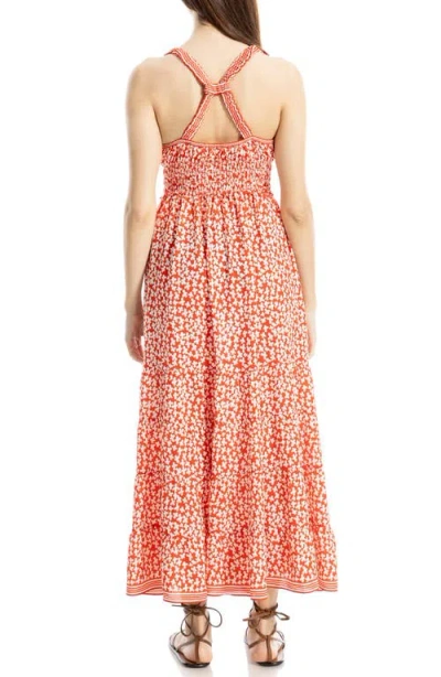 Max Studio Print Sleeveless Maxi Sundress
