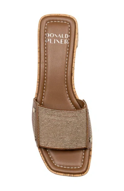 Donald Pliner Rodeo Leather Sandal In Brown