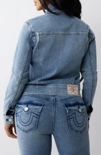 True Religion Jesse Crop Denim Jacket