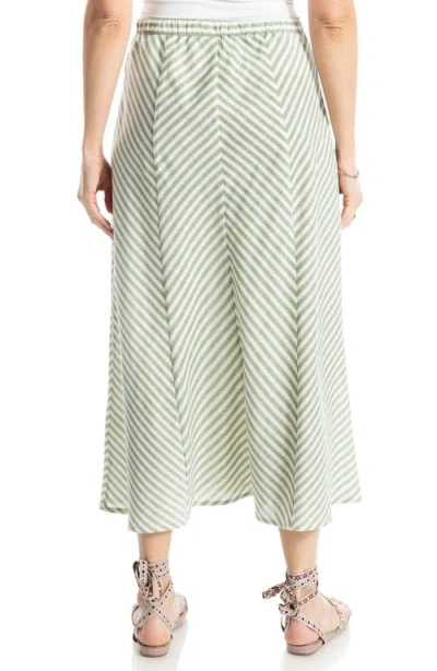 Max Studio Yarn Dyed Button Front Maxi Skirt