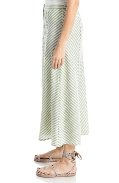Shop Max Studio Yarn Dyed Button Front Maxi Skirt
