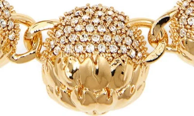 Oscar De La Renta Artichoke Pavè Choker Necklace
