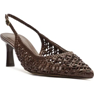 Alexandre Birman Jane Tresse Pointed Toe Slingback Pump
