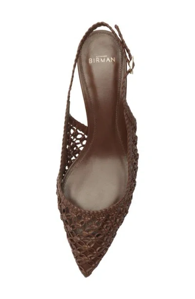 Alexandre Birman Jane Tresse Pointed Toe Slingback Pump