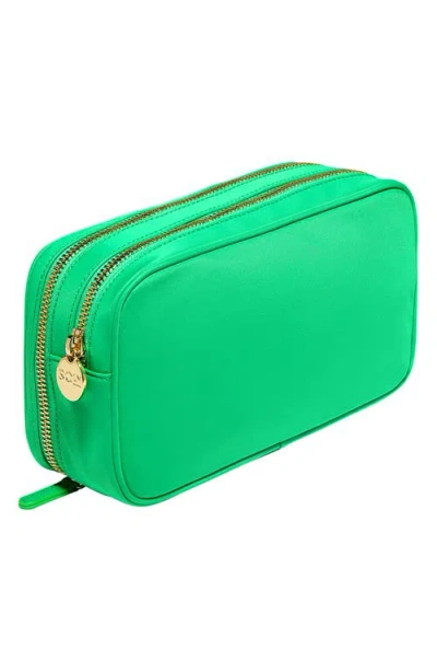 Stoney Clover Lane Double Zip Nylon Pouch