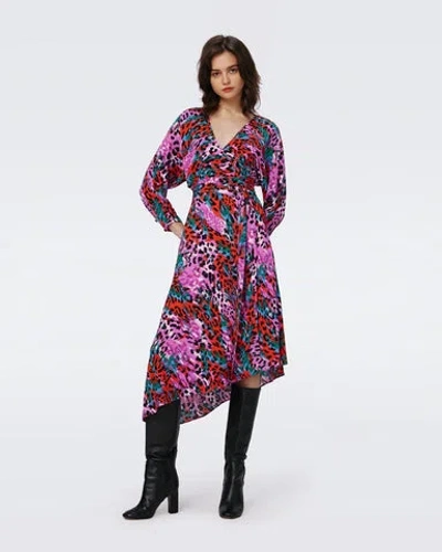 Diane Von Furstenberg Eloise Leopard-print Midi Dress