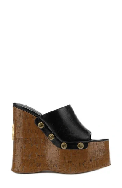 Naked Wolfe Tulip Platform Wedge Slide Sandal