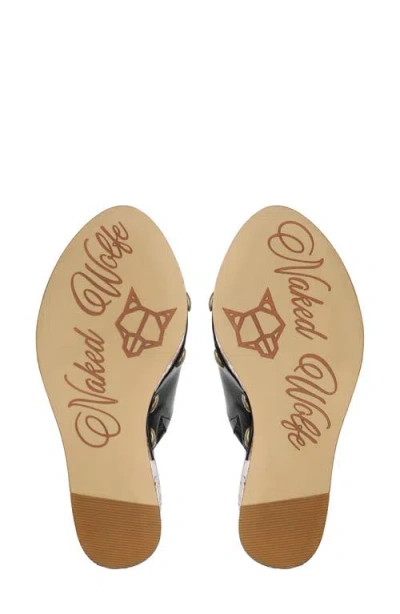 Naked Wolfe Tulip Platform Wedge Slide Sandal