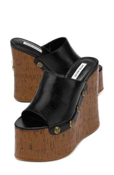 Naked Wolfe Tulip Platform Wedge Slide Sandal