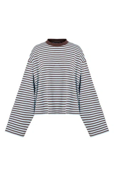 Lioness Bloom Long Sleeve Tee Chocolate Sea Stripe