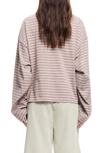 Lioness Bloom Long Sleeve Tee Muted Pastels Stripe
