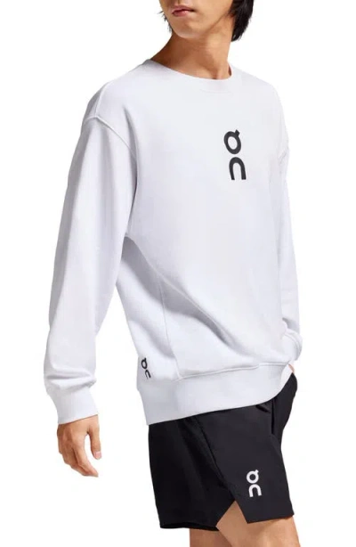 On Club Crewneck Cott Blend Sweatshirt