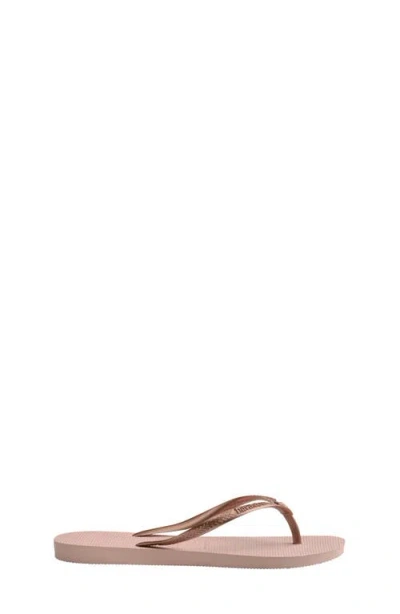 Havaianas Kids Slim Crystal Sw Ii Flip Flop Sandals
