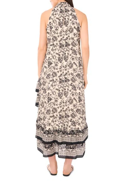 Vince Camuto Print Sleeveless High-low Maxi Dress